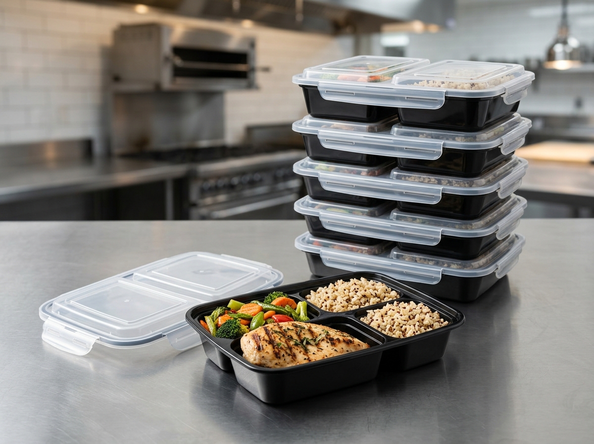 Heavy-Duty 32oz Commercial Portion Prep Container 15-Pack