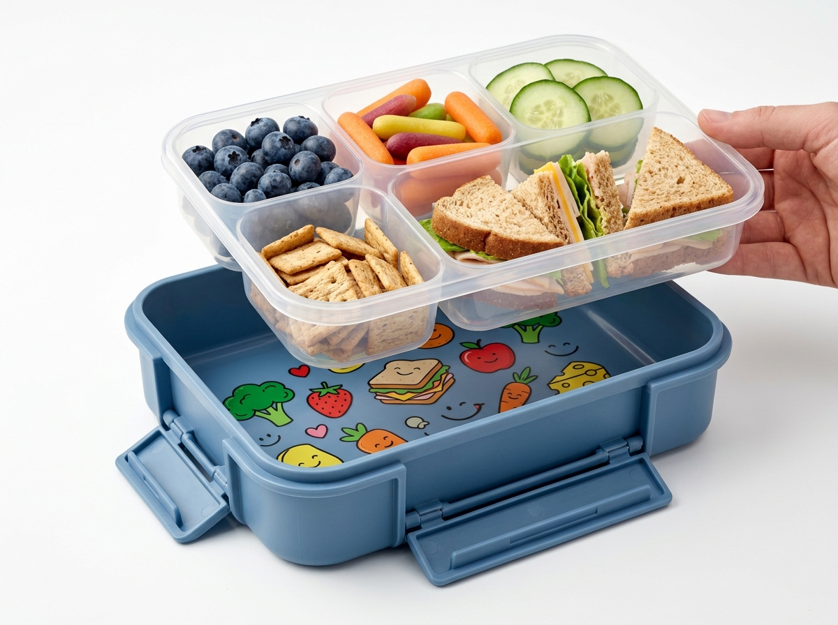 Slide-Out Modular Tray Bento with Custom Base Prints